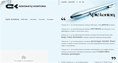 Desktop Screenshot of advokatai.lt